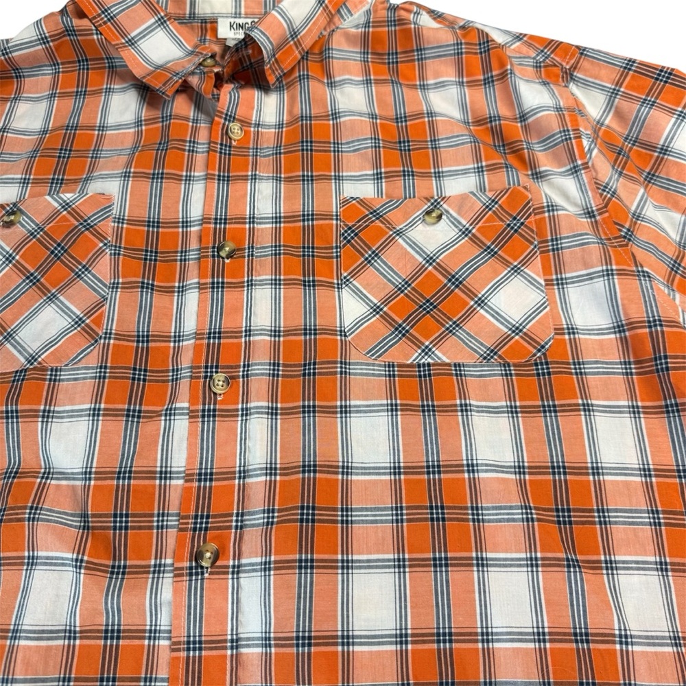 Lot of 2 Men's Short Sleeve, Button Down Shirts Size 3xl - Picture 11 of 15